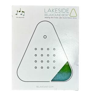 RELAXOUND Original Lakeside Bird Forest Nature Sound Therapy Box -Motion Sensor